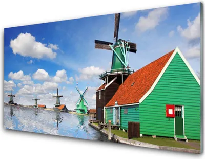 Produktbild von Acrylglasbilder 100x50 Wandbild Druck Haus Architektur