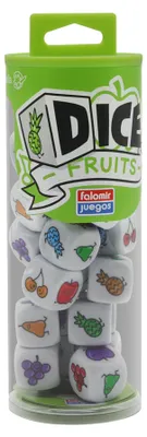 Produktbild von Falomir Dice Fruit | Dynamisches und wettbewerbsfähiges Würfelspiel | Würfeln we