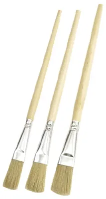 Produktbild von Emaillelackpinsel 3er-Set helle Chinaborste Borstenpinsel
