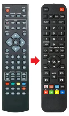 Produktbild von Fernbedienung passend für BLAUPUNKT B40A233TC8GB