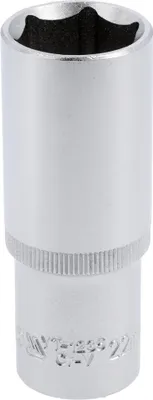 Image de Douille hexagonale de 22 mm, longueur 1/2"