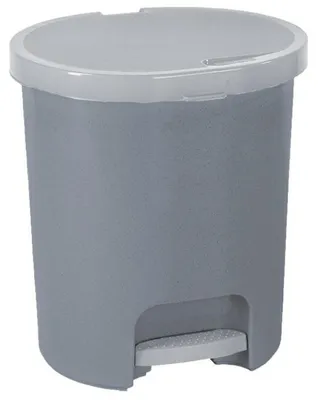 Mülleimer mit Pedal CURVER 25 Liter grau LUX CRV175923