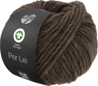 Produktbild von Lana Grossa - Per Lei GOTS 0049 schwarzbraun