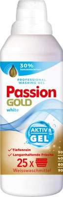 Obrázok produktu pre Euduco Passion Gold Professional White: Biely prací gél na tkaniny, 1 l