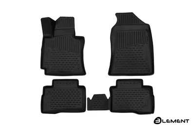 Produktbild von ELEMENT Gummi-Fußmatten 3D für SSANGYONG Tivoli, 2015->, 4 tlg.