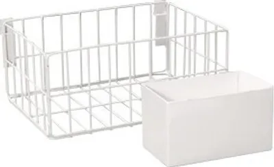 Produktbild von daniplus© Waschmittelkorb, Waschmittelkörbchen mit Wäscheklammerhalter für Verbindungsrahmen