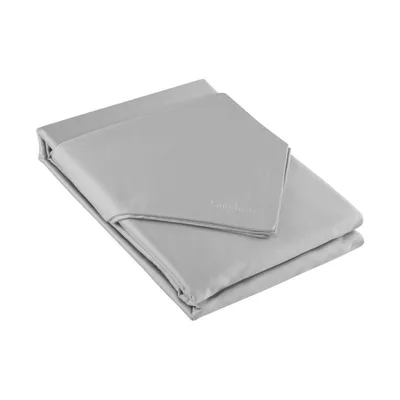 Zdjęcie produktu dla Prześcieradło satynowe 140x200 srebrne monochromatyczne Nova 3 Eurofirany