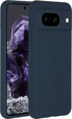 Produktbild von Accezz Liquid Silikoncase Google Pixel 8 - Dunkelblau