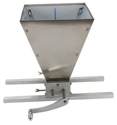 Produktbild von Getreidemühle, Edelstahl, manuelle und elektrische Bedienung, Silber