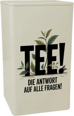 Produktbild von TEE - die Antwort auf alle Fragen TeeDose 900ml für Teeliebhaber