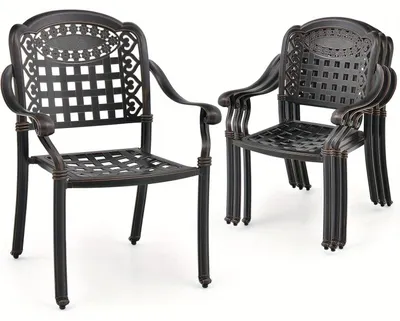 Produktbild von Gartenstühle - Gartenmöbel - Terrassenstühle - Aluminiumstühle - Balkonstühle - Druckgussaluminium