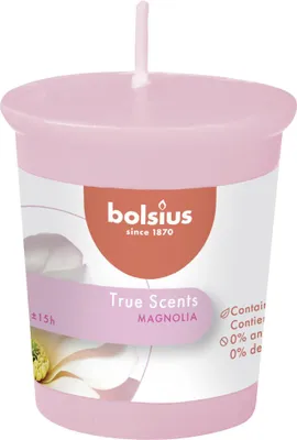 Produktbild von Bolsius Duftkerze Magnolie, Höhe 5,3 cm, Ø 4,5 cm