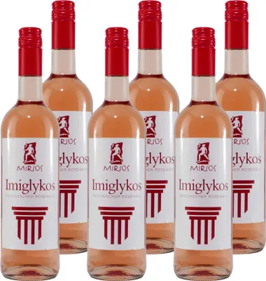 Produktbild von Mirios Imiglykos Roséwein -lieblich- (6 x 0,75L)