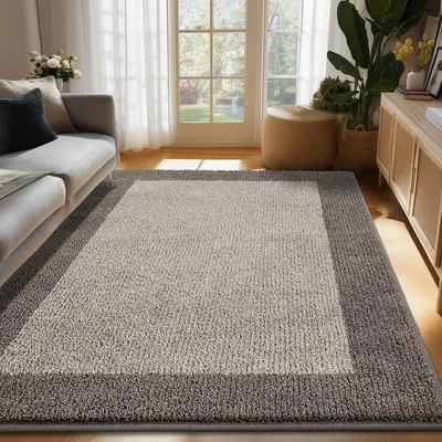 Immagine prodotto di Tappeto lavabile per soggiorno, 120 x 180 cm, beige, rettangolare