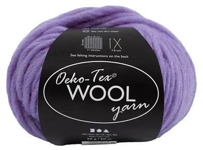 Obrázok produktu pre Creativ Company 4824544, Remeslá, fialová, vlna, 50 m, 100% vlna, 50 g
