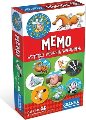 Zdjęcie produktu dla Memo. Wszystkie zwierzęta Superfarmera GRANNA