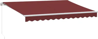 Immagine prodotto di vidaXL Tenda manuale rosso vino 350x250 cm