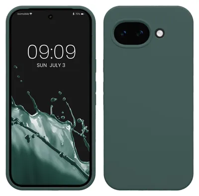 Produktbild von kwmobile Handyhülle für Google Pixel 10a Hülle - Case Silikon - Kabelloses Laden - Schutzhülle Cover in Blaugrün