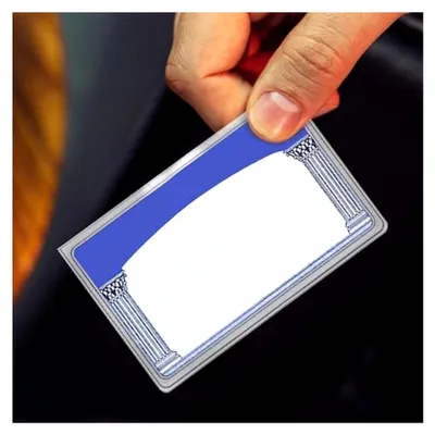 Produktbild von Transparente Kartenhüllenpackung, PVC-Schutzhüllen, schlanker, bezaubernder Kartenhalter für Spielkarten, Sammelkarten oder Ausweisaufbewahrung, Mehrzweck-Organizer für Teenager, Frauen,, Mädch