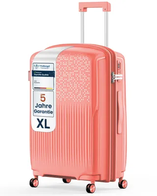 Produktbild von 4FLY Hartschalen Reisekoffer XL 74,5 cm (94L) mit TSA Schloss, 4 Doppelrollen und Teleskopgriff