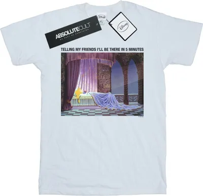 Produktbild von Disney - "Sleeping Beauty I'll Be There In 5" T-Shirt für Herren BI18950 (XXL) (Weiß)