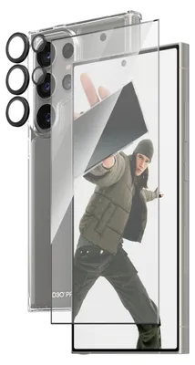 Image de PanzerGlass ® 3-in-1 Protection Pack Samsung Galaxy S24 Ultra | Ultra-Wide Fit w. EasyAligner
