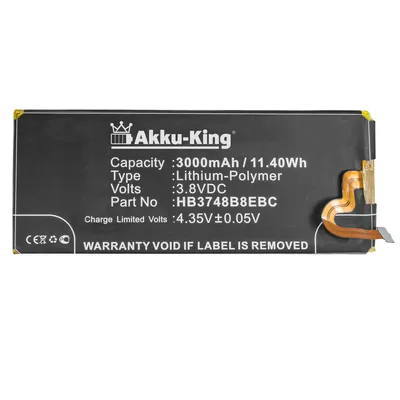 Zdjęcie produktu dla Bateria kompatybilna z Huawei HB3748B8EBC - litowo-polimerowa, 3000mAh - przeznaczona do modeli Ascend G7, Maimang