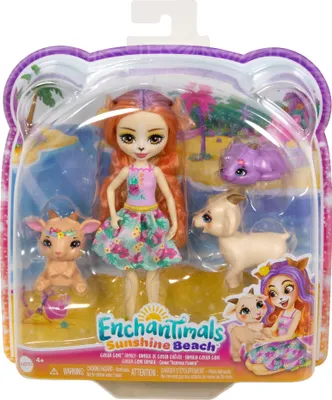 Produktbild von Enchantimals Sunshine Beach HXC00, Modepuppe, Weiblich, 4 Jahr(e), 170 mm, Mehrfarbig
