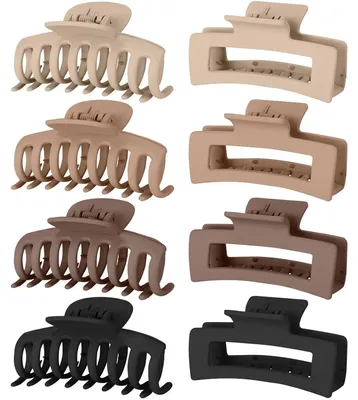 Produktbild von Lolalet Große Haarklammer 8cm für dickes Haar - 8er Set