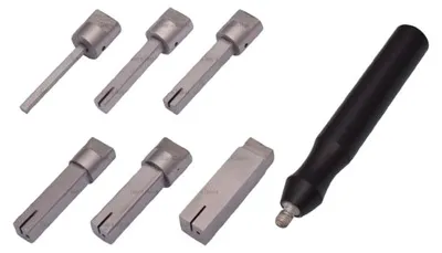 Vierkant-Dorn-Set 6-tlg., 3-13 mm, für Schmuckherstellung