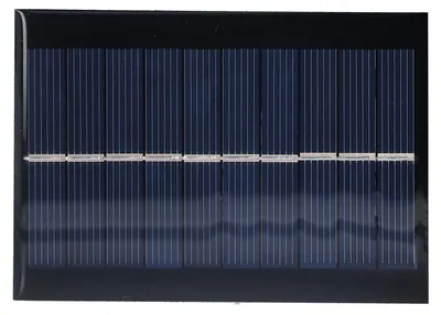 Productafbeelding van Zonnecel module 1W 5V, 100x70mm, 2 stuks