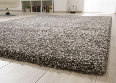Produktbild von Ragolle Hochflor Teppich Twilight | Wohnzimmer | Beste Qualität | Elastischer Flor | Grau meliert 9999, Größe: 200x290 cm