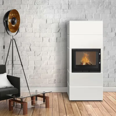 Produktbild von Wamsler Modulo 70/180 G Kaminbausatz Weiß