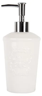Immagine prodotto di Dispenser per sapone Clayre & Eef 325 ml in Vetroceramica bianca