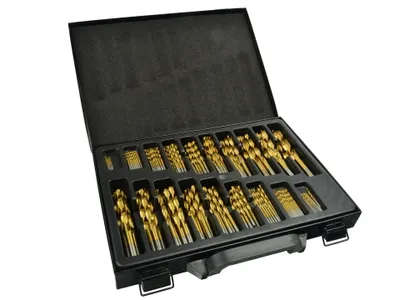 Produktbild von BSD Metallbohrer Set - HSS Titan Beschichtet Bohrer Set, Spiralbohrer, Metallbohrersatz 1-10mm - 170 Teilig