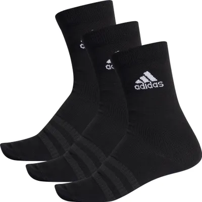 Produktbild von Adidas Light Crew 3 Pair Black / Black / Black EU 34-36