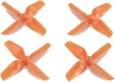 Produktbild von HQ Prop Tiny Quad 1213 Vierblatt Propeller 31mm - 1mm Orange