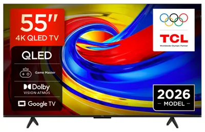 Obrázok produktu pre TCL P7L 55P7L, 139,7 cm (55"), 3840 x 2160 px, QLED, Smart TV, Wi-Fi, Čierna