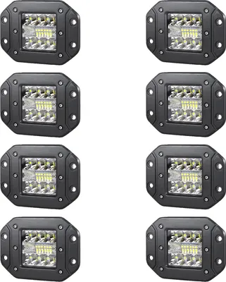 Immagine prodotto di luce da lavoro a LED 42W, alta luminosità 4200LM, impermeabile IP67, 8 pezzi 42w spot beam