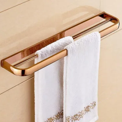 Produktbild von Doppelter Handtuchhalter für die Wandmontage im Badezimmer