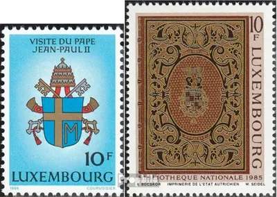 Produktbild von Briefmarken Luxemburg 1985 Mi 1124,1137 (kompl.Ausg.) postfrisch Papst