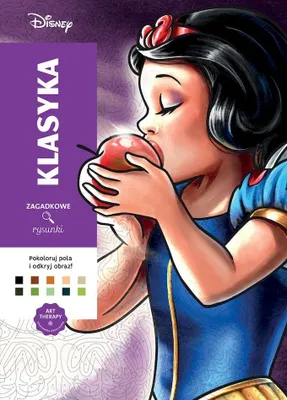 Obrázok produktu pre Art therapy. Kolorowanka antystresowa. Disney. Klasyka. Zagadkowe rysunki