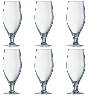 Produktbild von Set aus 6 Biergläsern 380 ml aus Glas