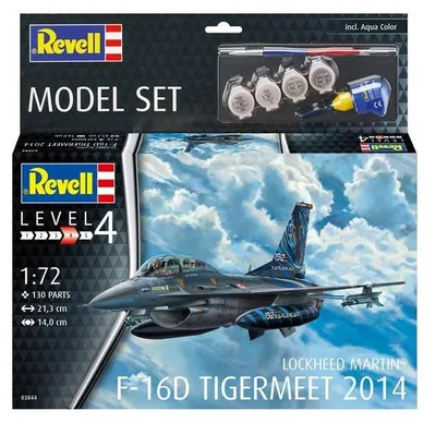 Zdjęcie produktu dla Revell Model Set Lockheed Martin F-16D Tigermeet 2014 1:72