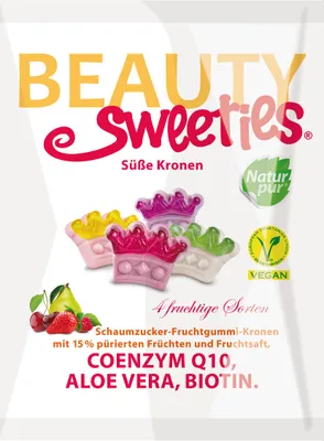 Produktbild von BeautySweeties Süße Kronen mit Schaumzucker und Fruchtsaft 125g