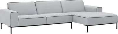 Produktbild von home24 Ecksofa mit Longchair - Webstoff
