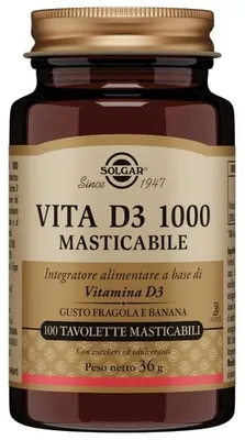 Immagine prodotto di Vita D3 1000 100 Tavolette Masticabili