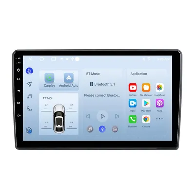 Obrázok produktu pre Android autorádio 128 GB pre VW Golf 4 2002–2007 Carplay GPS navigácia Bluetooth WiFi DSP RDS SWC DAB+