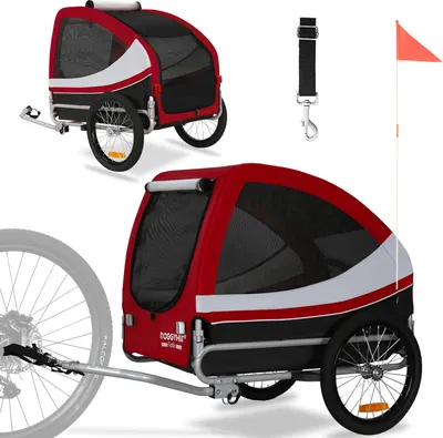 Produktbild von DOGGYHUT® "Tobi" LARGE       Hundefahrradanhänger Hundeanhänger Fahrradanhänger