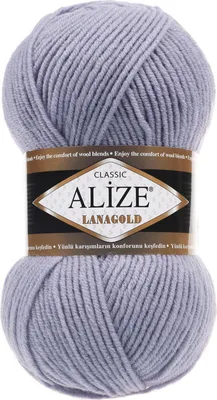 Produktbild von ALIZE Lanagold 100g 49% Wolle Strickgarn Winterwolle Schurwolle Farbwahl